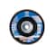 Pferd 5" x 5/8-11 Thd. POLIFAN Flap Disc - Z SG POWER STEELOX, Zirconia, 60 Grit, Flat 62284 - alternate 2